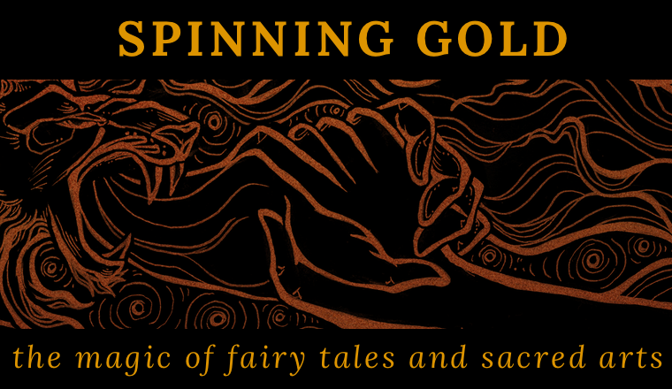 Spinning Gold Art by Cassandra Oswald